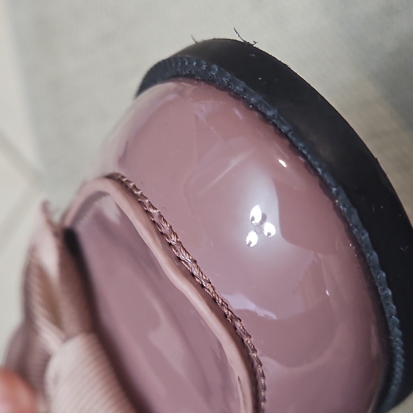 Bandolino Lindio Loafers Women's 8 Mauve Ribbon Detail Patent Leather - Picture 12 of 13